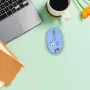 INCA Bezprzewodowa Myszka 1200DPI/3 Przyciski/2.4GHz USB-A Weeny Emoji Niebieska (IWM-245RM)