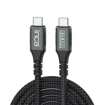 INCA USB-C do USB-C Kabel USB 4.0 40Gbps PD 3.1 240W 8K UltraHD 0,80m (ITCT-40)