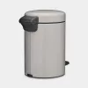 Brabantia NewIcon Pedal Bin 3 L Soft Grey (25 21 81)