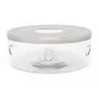 Bredemeijer Podgrzewacz do Herbaty Minuet Szkło + Płyta Inox 15,1 cm Srebrny