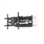 One for All WM 4663 Uchwyt ścienny do telewizora 100 Solid Turn 120 XL, Full-Motion, 32-84 cali, 50 kg, VESA 100x100 do 600x400, Czarny