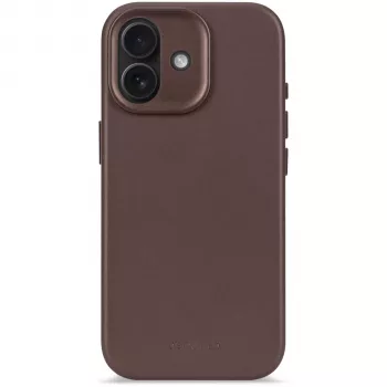 Decoded Leather Backcover for iPhone 17 z MagSafe - Czekoladowy Brąz