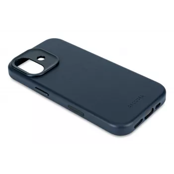 Decoded Leather Backcover dla iPhone 17 z MagSafe - Navy Shadow