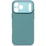 Decoded AntiMicrobial Silicone Back Cover do iPhone 17 Pro Max, kompatybilny z MagSafe, Retro Blue