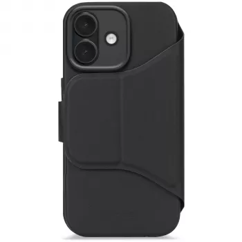 Decoded Textured Silicone Detachable Wallet dla iPhone 17, kompatybilny z MagSafe, Phantom Black