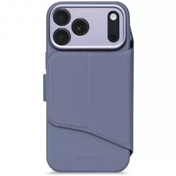 Decoded Teksturowany Silikonowy Odpinany Portfel do iPhone 17 Pro z MagSafe - Forever Blue