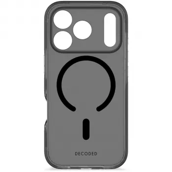 Decoded DropTec Transparent Back Cover do Apple iPhone 17 Pro, kompatybilny z MagSafe, Frosted Black