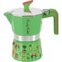 Pedrini 3TZ Frida Kahlo Stovetop Espresso Maker, Green (02CF157)