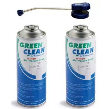 Green Clean GS-2051 Sprężone powietrze do czyszczenia urządzeń - trudno dostępne miejsca - 400 ml - Niebieski, Zielony, Biały - 135 mm - 200 mm