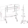 VISION VFM-F15M Zmotoryzowany stojak podłogowy na kółkach do ekranów 40-86 cali, VESA do 800x600, regulacja wysokości 400 mm, czarny