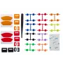 Asetek SimSports Colour Kit do pedałów Forte - elastomery hamulca i sprężyny przepustnicy