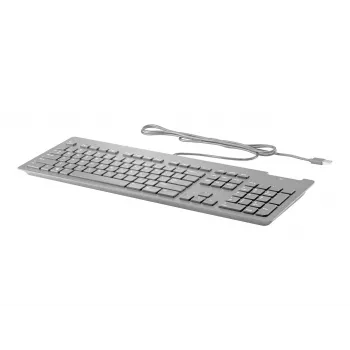 HP Business Slim Keyboard - USB - UK English (GB) - Czarny