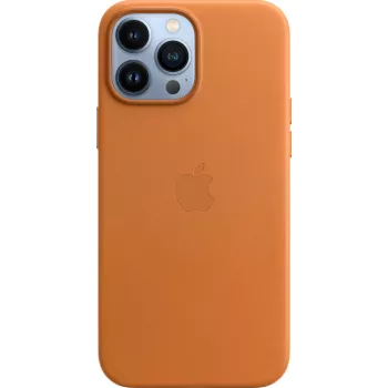Apple Leather Case with MagSafe do iPhone 13 Pro Max (6,7 cala) - Golden Brown (MM1L3ZM/A)