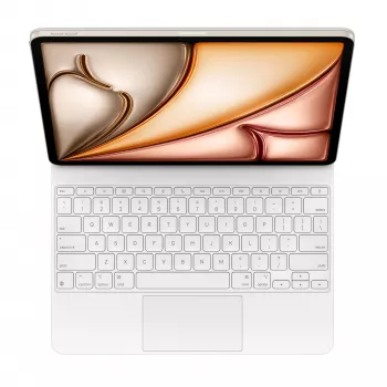 Apple Magic Keyboard do Apple iPad Air 13 (M2/M3), biały, Smart Connector, układ szwajcarski