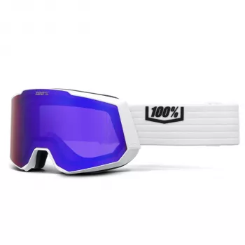 100% Snow - Snowcraft XL Goggle White HiPER Violet Mirror