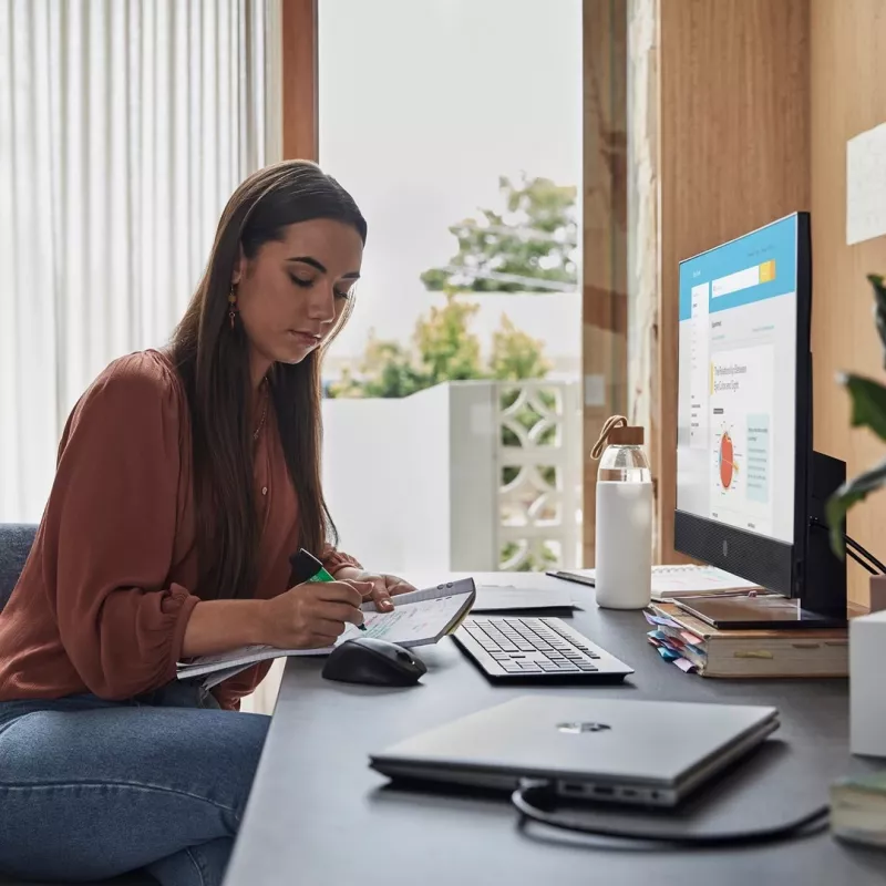 HP ProOne 440 G9 All-in-One PC, 23,8 inch FHD IPS Anti-Glare, Intel Core i5-12500T, 16 GB RAM, 512 GB SSD, Windows 11 Pro, 5 MP Webcam, 3-letnia gwarancja