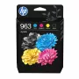 HP 963 CMYK Original Ink Cartridge 4-Pack (Black, Cyan, Magenta, Yellow) - Standard Yield