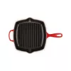 Le Creuset Żeliwna Kwadratowa Patelnia Grill 26 cm Cherry Red