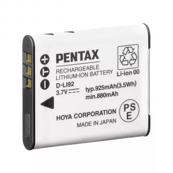 Akumulator litowo-jonowy Pentax D-LI92 (B) 925 mAh 3,7 V czarny