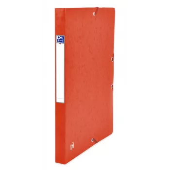 Oxford TOP FILE+ Pudełko na dokumenty A4 2,5 cm Czerwone
