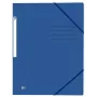 Hamelin TOP FILE+ Corner Elasticated Folder A4 3 Flaps Blue 400116324