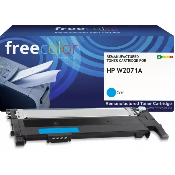 Freecolor Kompatybilny Toner HP W2071A Cyan z Chipem 1000 Stron