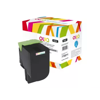 Armor OWA High Capacity Black Compatible Remanufactured Toner Cartridge (Alternatywa dla Lexmark 70C2HK0)