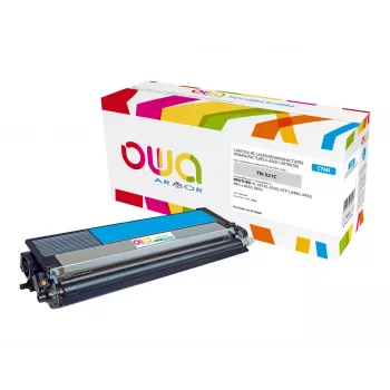 Armor OWA Cyan Remanufactured Toner Cartridge (Alternatywa dla Brother TN321C)