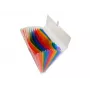 Exacompta Crystal Expanding File - 13 przegródek - A4 - przezroczysty