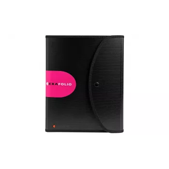 Exacompta 55834E A4 Polypropylene Document Wallet Black 255 mm 335 mm 1 Piece