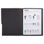 Exacompta Expanding File Folder 7 Compartments Grey Colorspan Cardboard Blank Tabs A4