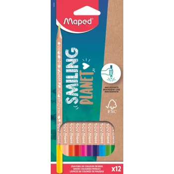 MAPED 12 kredek w kolorach mieszanych