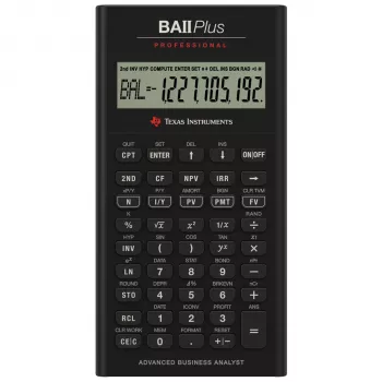 Texas Instruments BA II Plus Professional Financial Calculator