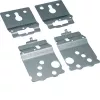 Hager FZ803B 19-calowa płyta montażowa 3U do systemów rack universZ, kolor szary metaliczny