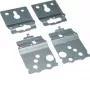 Hager FZ803B 19-calowa płyta montażowa 3U do systemów rack universZ, kolor szary metaliczny