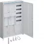 Hager ZB33ET225W1 Szafa uniwersalna 800x205x1100 mm Natynkowa IP44 Biała sygnalizacyjna RAL 9010 3 pola