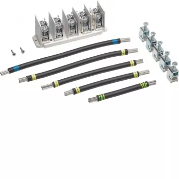 HAGER ZM15US Uniwersalny zestaw przyłączeniowy 5-biegunowy do szyny zbiorczej 12x5mm