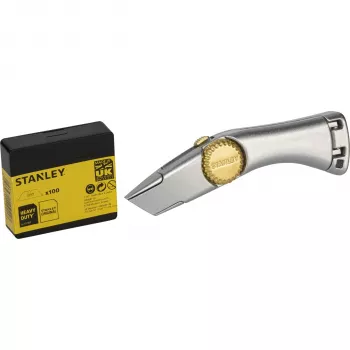Nóż uniwersalny składany Stanley FatMax Titan 0-10-122 z 100 ostrzami (FMHT10122-0)