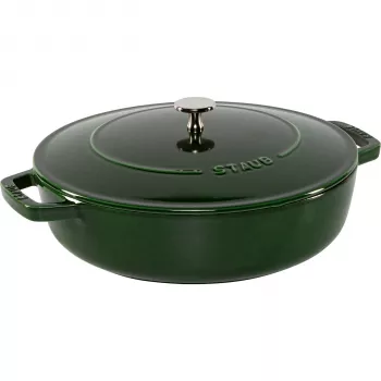 Staub Braiser Chistera 28 cm Basil Green