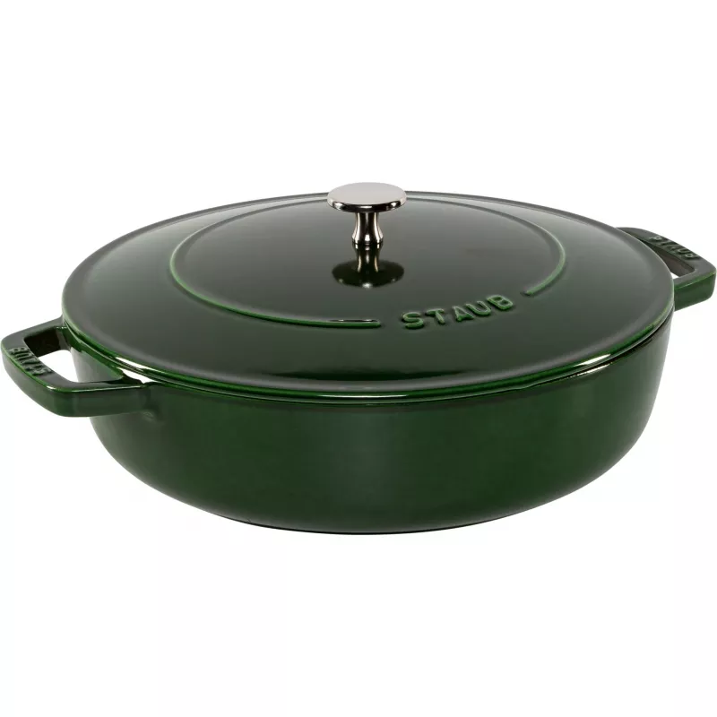 Staub Braiser Chistera 28 cm Basil Green