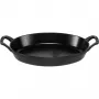 Staub Oval Cast Iron Dish 28 cm Black