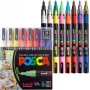Zestaw markerów Faber-Castell UNI PC-3M Paint Marker - 16 kolorów