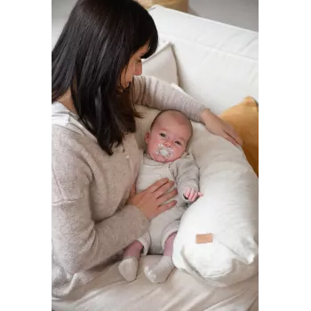 Beaba Big Flopsy Poduszka ciążowa i do karmienia Linen Natural