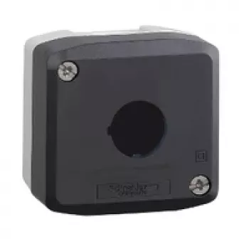 Schneider Electric Harmony XALD01 Pusta obudowa stacji sterowniczej, szara, poliwęglan, IP69K