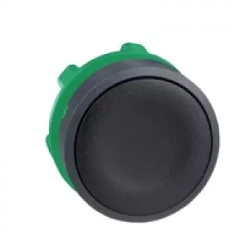 Schneider Electric ZB5AA2 Głowica przycisku płaska, czarna, 22 mm, Harmony XB5