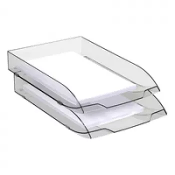 CEP Office Solution Briefablage Ice Black Czarno-Przezroczysty DIN C4