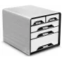 CEP Office Solution Smoove Drawer Box Black/White DIN A4 z 5 szufladami
