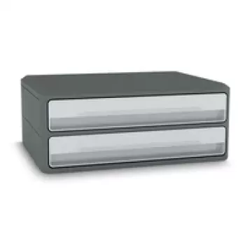 CEP Office Solution MoovUp Drawer Box Light Grey DIN A4 Landscape z 2 szufladami