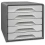 CEP Office Solution Smoove Drawer Box Light Grey z 5 szufladami 1071116361