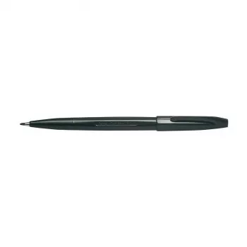 Pentel Sign Pen - Czarny - Cienki - Czarny - Atrament na bazie wody - 0,8 mm - 12 sztuk
